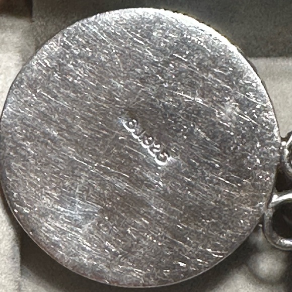 1944 George VI King Emperor Old Silver Half Rupee Dbl Baroque Pearl Bracelet - Picture 6 of 6